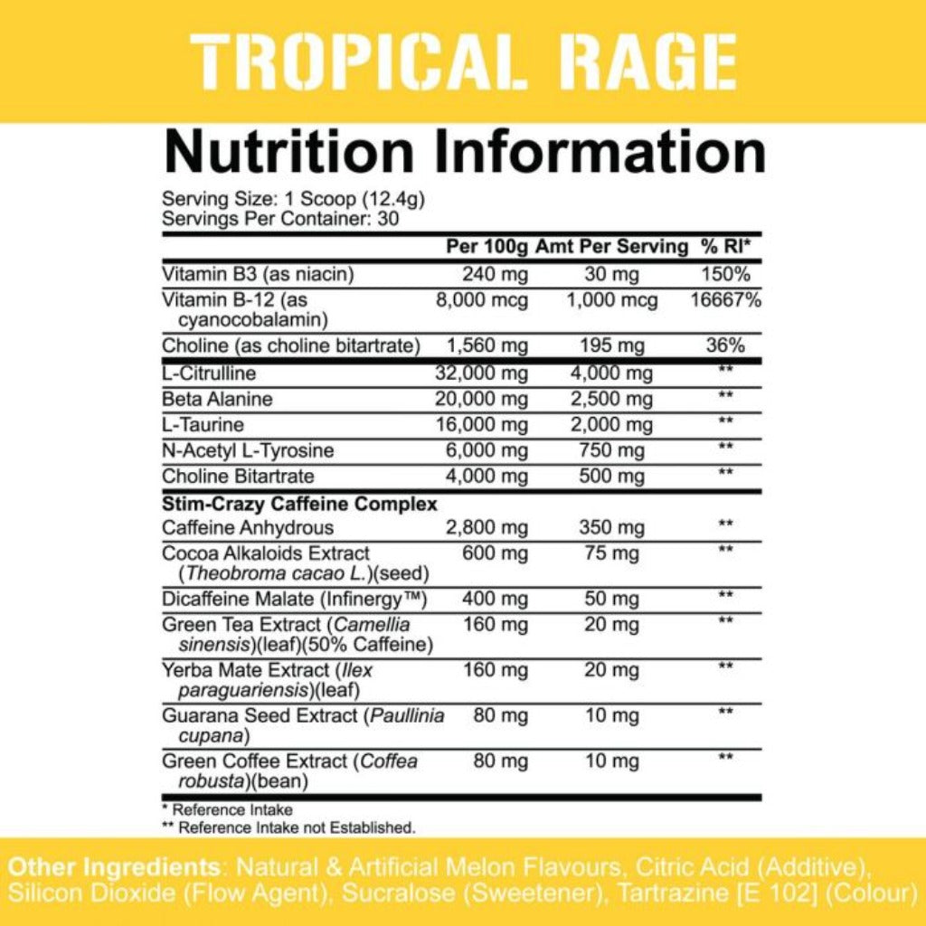 5% Nutrition - 5150 pre-workout