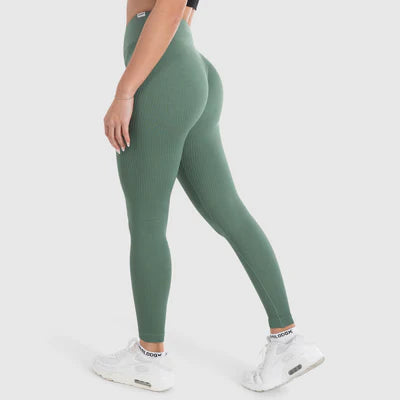Kompression Leggings Amaze Ripp Olive
