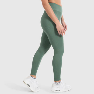 Kompression Leggings Amaze Ripp Olive