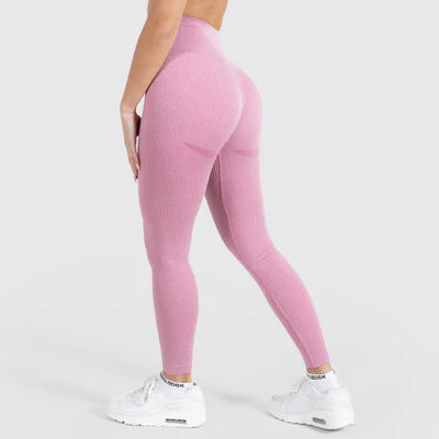 Compression Leggings Amaze Ripp Dark Pink Melange