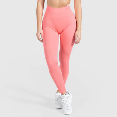 Kompression Leggings Amaze Ripp Coral