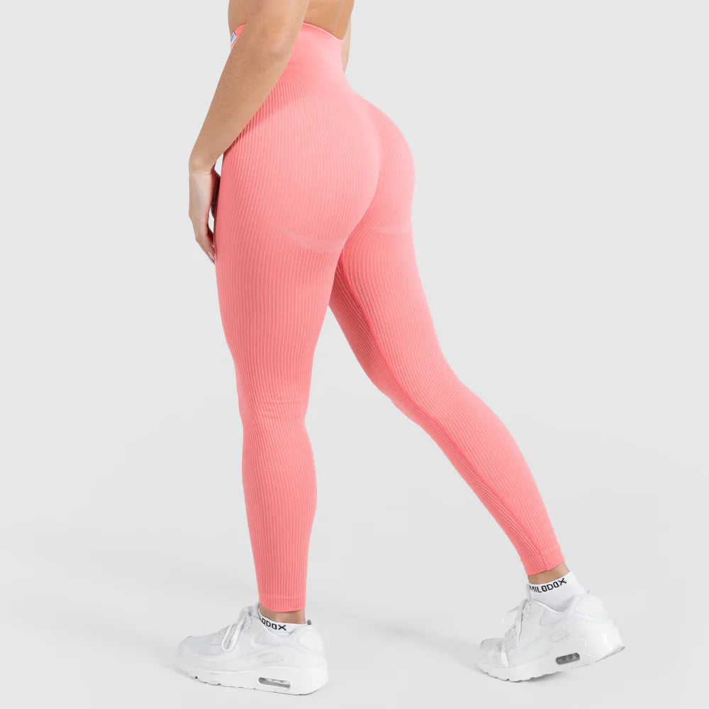 Kompression Leggings Amaze Ripp Coral