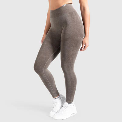 Leggings Batik Acid Scrunch Brown