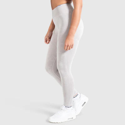 Leggings Batik Acid Scrunch Beige