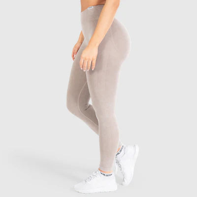 Leggings Batik Acid Scrunch Light Brown