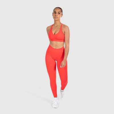 Leggings Cetrina Scrunch Red