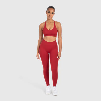 Leggings Cetrina Scrunch Dark Red