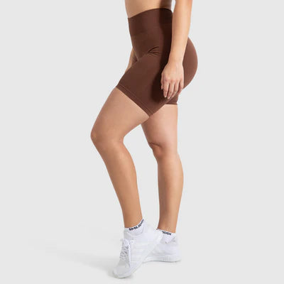 Shorts Maria Solid Scrunch Brown