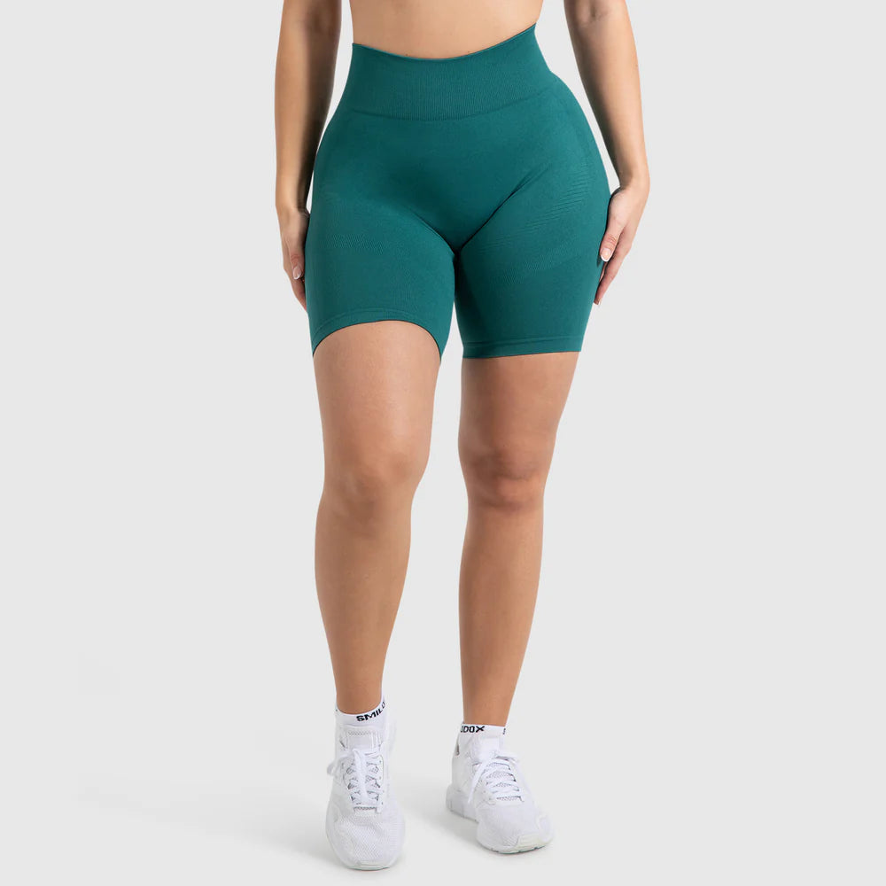 Shorts Maria Solid Scrunch Dark Green