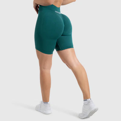 Shorts Maria Solid Scrunch Dark Green