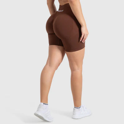 Shorts Maria Solid Scrunch Brown