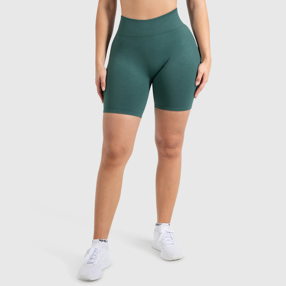 Shorts Cetrina Scrunch Dark Green