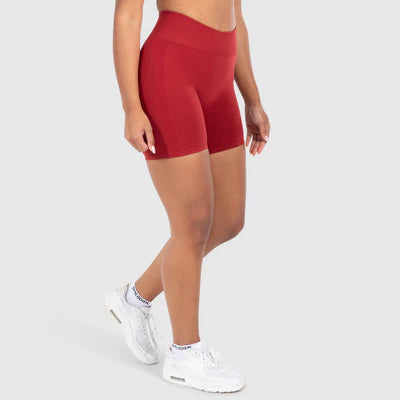Shorts Cetrina Scrunch Dark Red