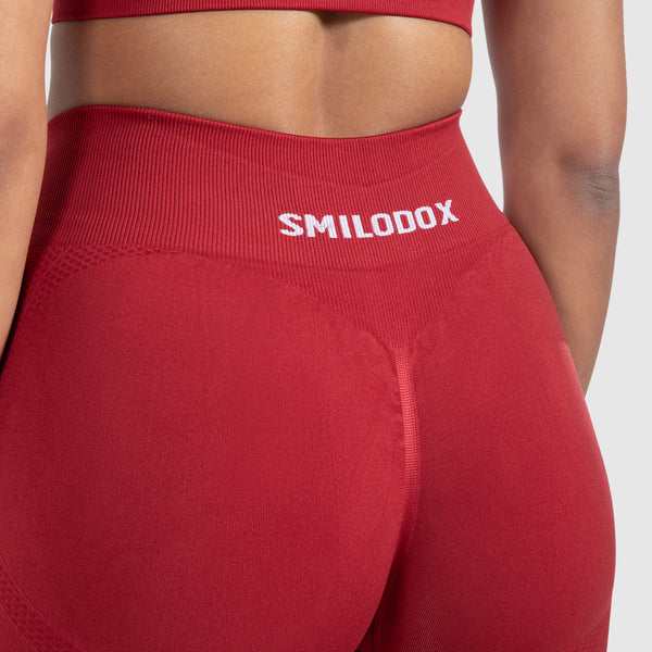 Shorts Cetrina Scrunch Dark Red