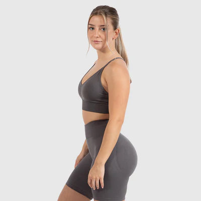 Sport BH Maria Solid Scrunch Anthracite