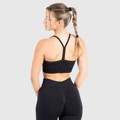 Sport BH Solid Scrunch Black