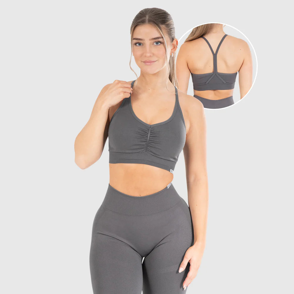Sport BH Solid Scrunch Anthracite