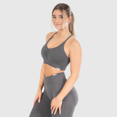Sport BH Solid Scrunch Anthracite