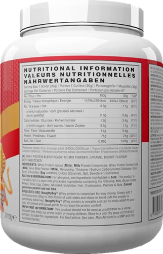Naughty Boy Advanced Whey Protein - 2000g