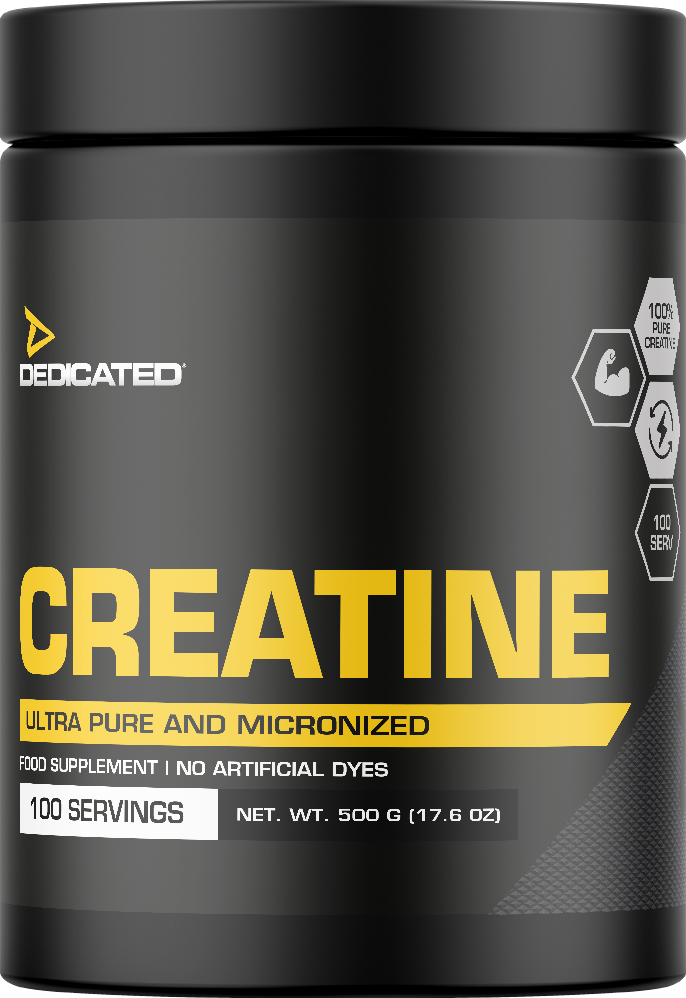 DEDICATED CREATEINE MICRONIZED ULTRA AND PURE 500 GRAM