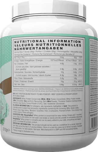 Naughty Boy Advanced Whey Protein - 2000g