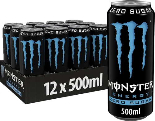Monster Energy Absolute Zero - 12 x 500ml
