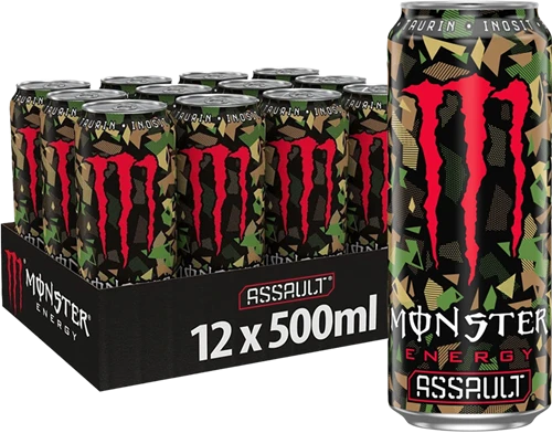 Monster Energy Assault - 12 x 500ml