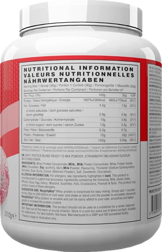 Naughty Boy Advanced Whey Protein - 2000g