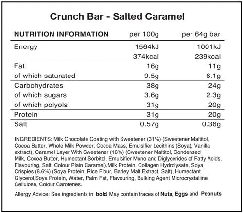 Warrior Crunch Bar - 12 X 64g
