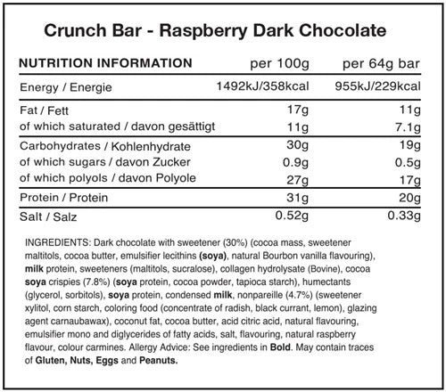 Warrior Crunch Bar - 12 X 64g