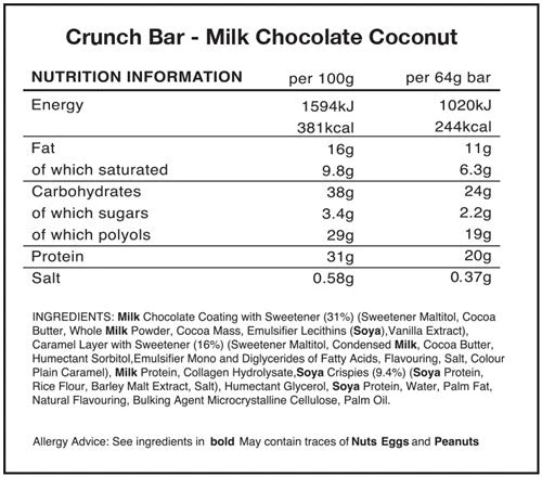 Warrior Crunch Bar - 12 X 64g