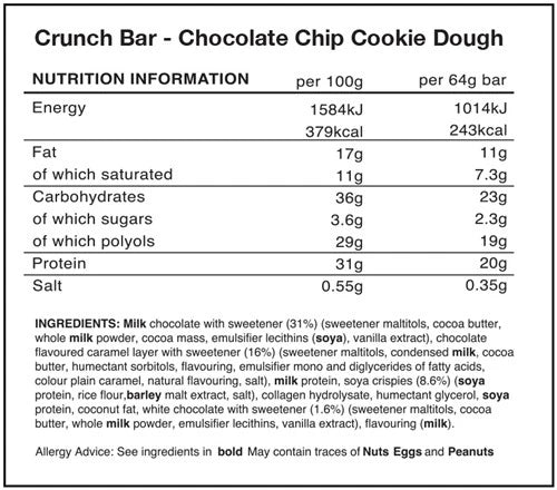 Warrior Crunch Bar - 12 X 64g