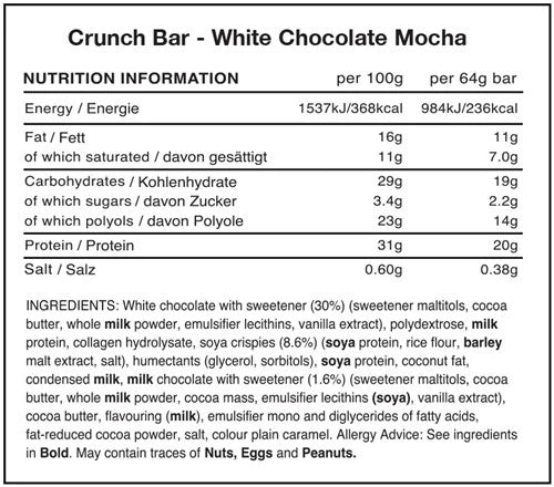 Warrior Crunch Bar - 12 X 64g