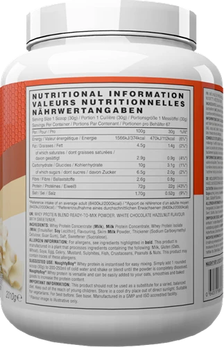 Naughty Boy Advanced Whey Protein - 2000g