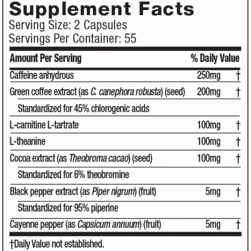 Hydroxycut Hardcore Elite - 110caps