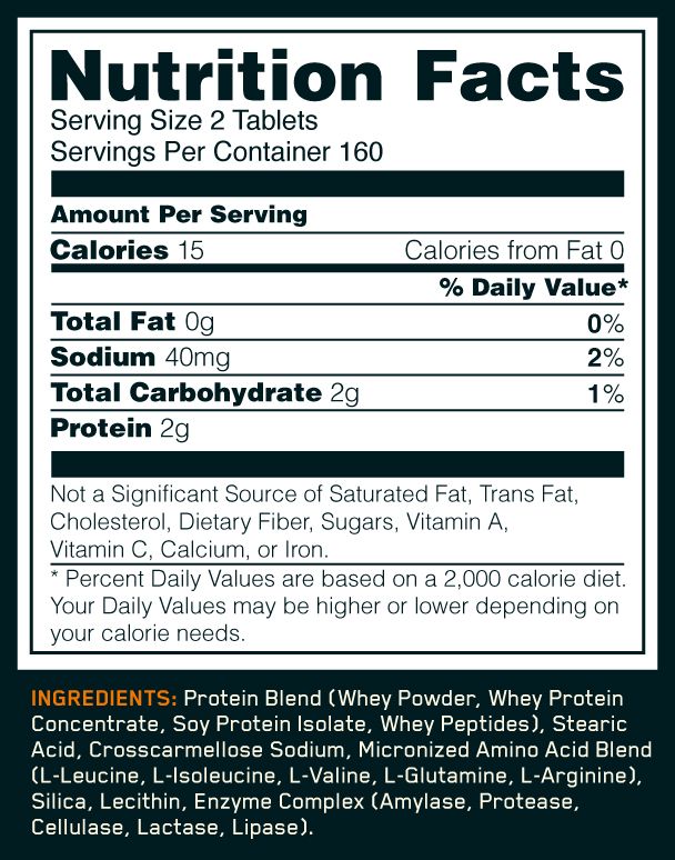 Amino 2222 - 320 tabs