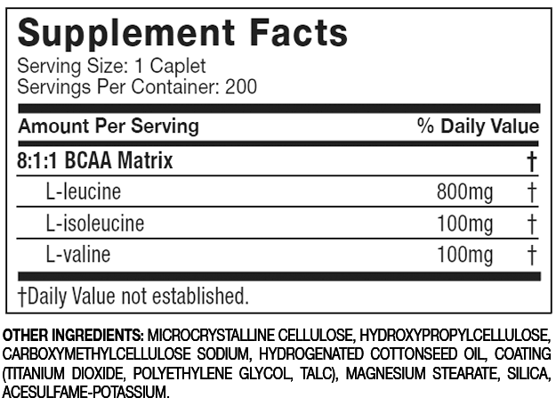 Platinum BCAA - 200 caps