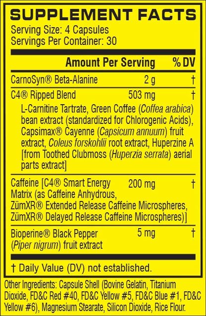 C4 Ripped - 120 caps