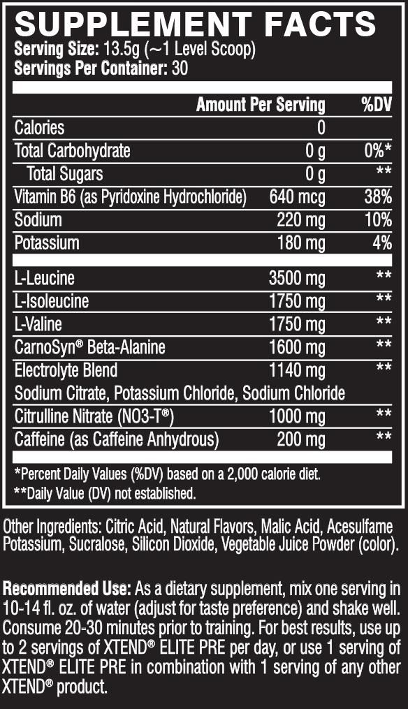 Xtend Elite pre - 405gr