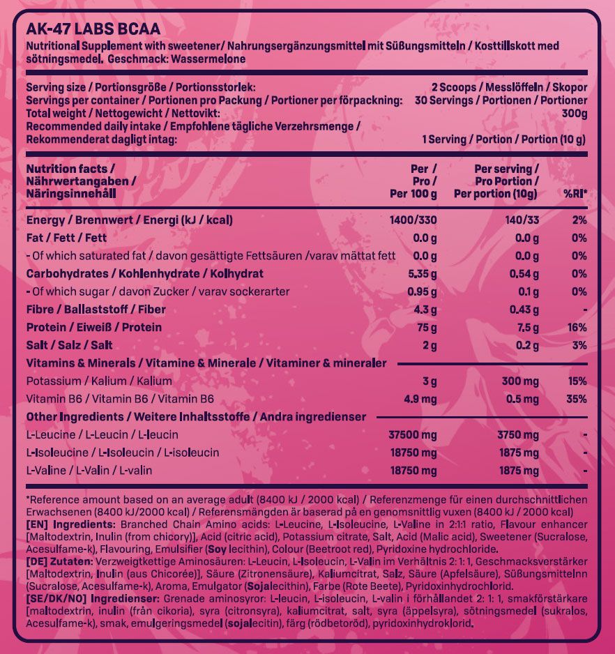 AK47 BCAA - 300gr