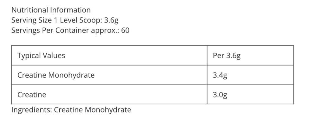 DNA Creatine - 60 serv