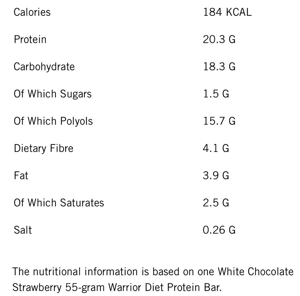 Warrior Diet Bar (12 x 55 gr)