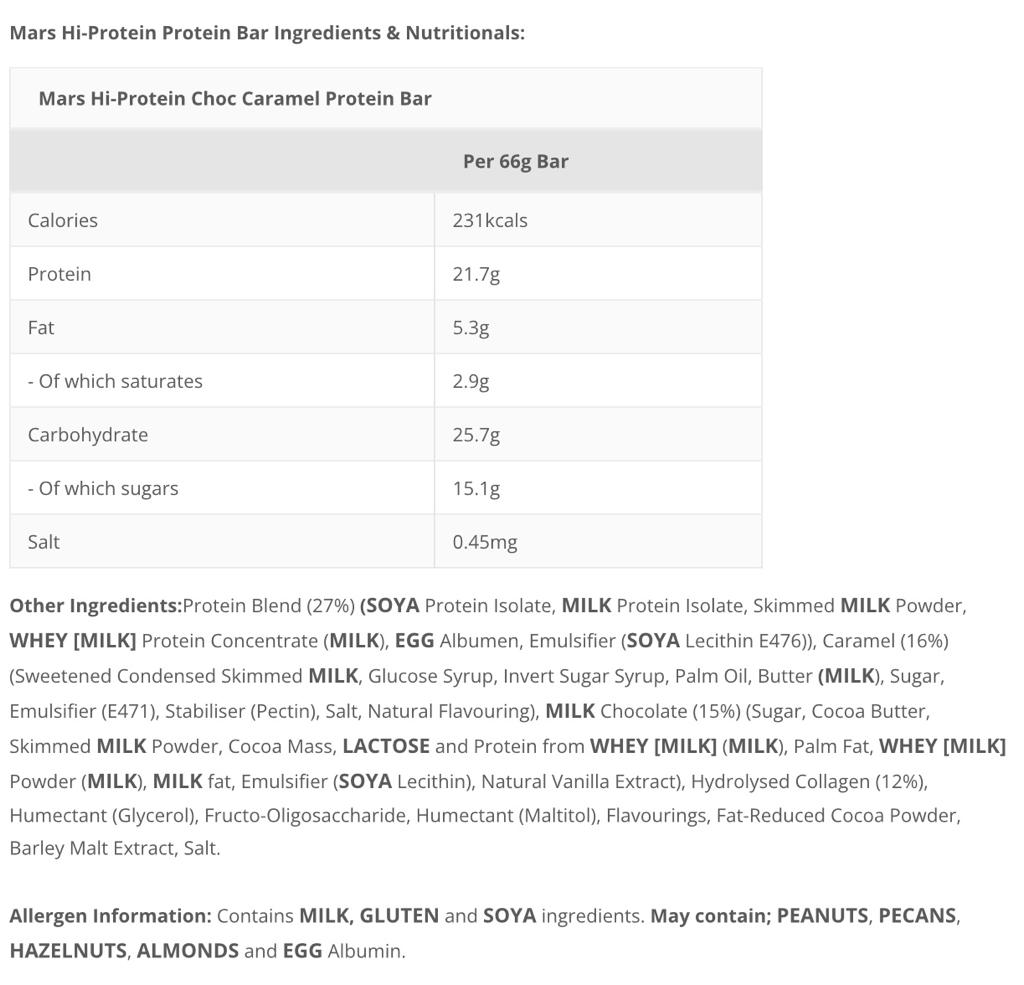 Mars HI Protein Bar - 12x59gr