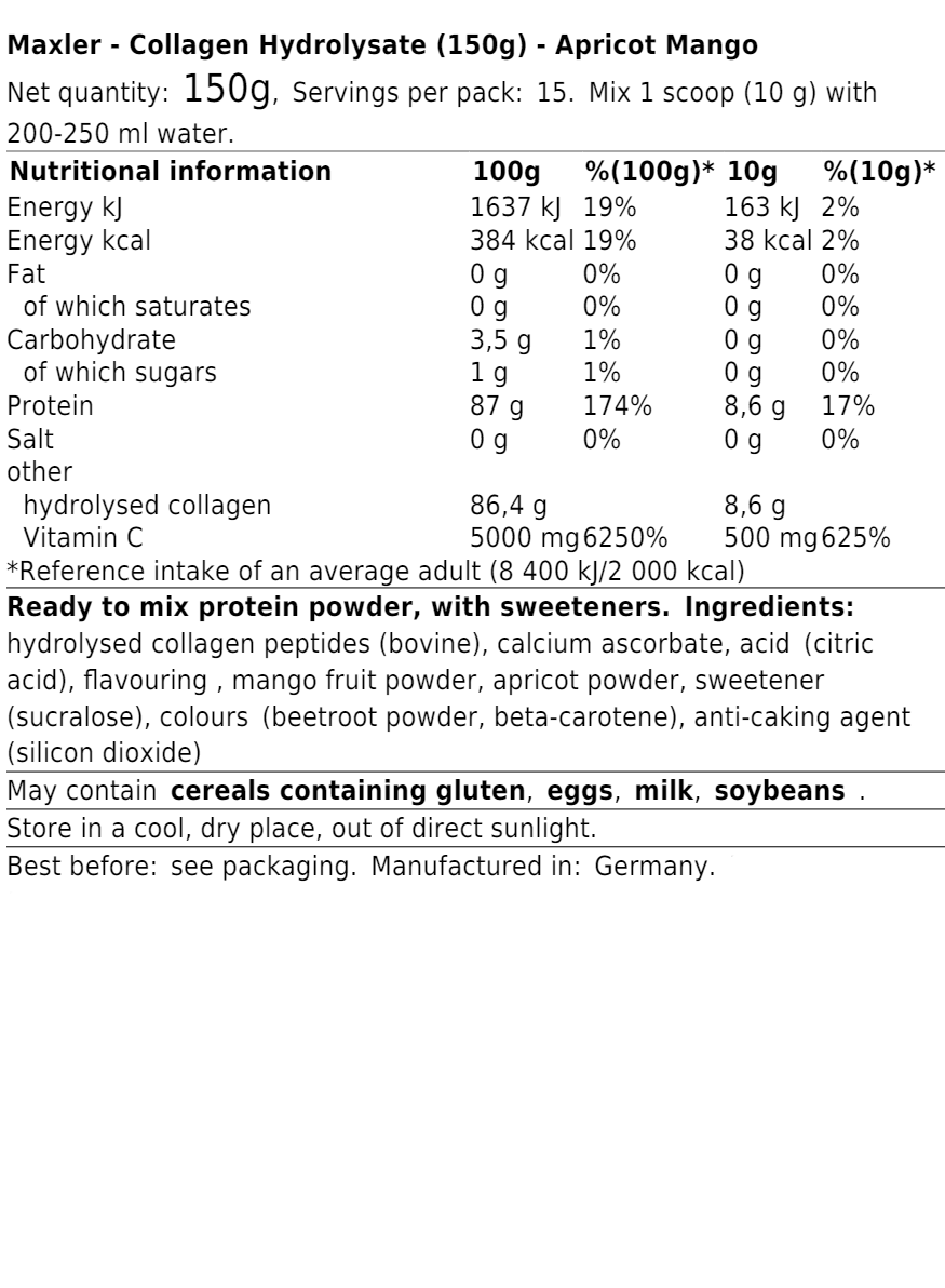 Collagen Hydrolysate (150g)