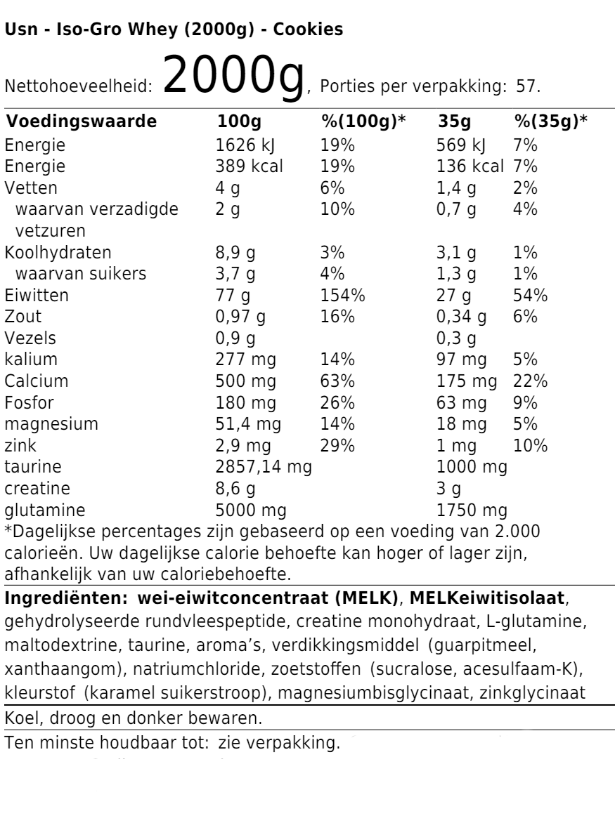 Iso-Gro Whey (2000g)