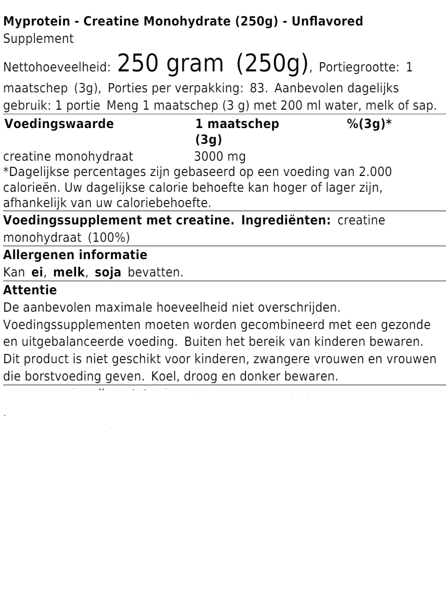 Creatine Monohydrate