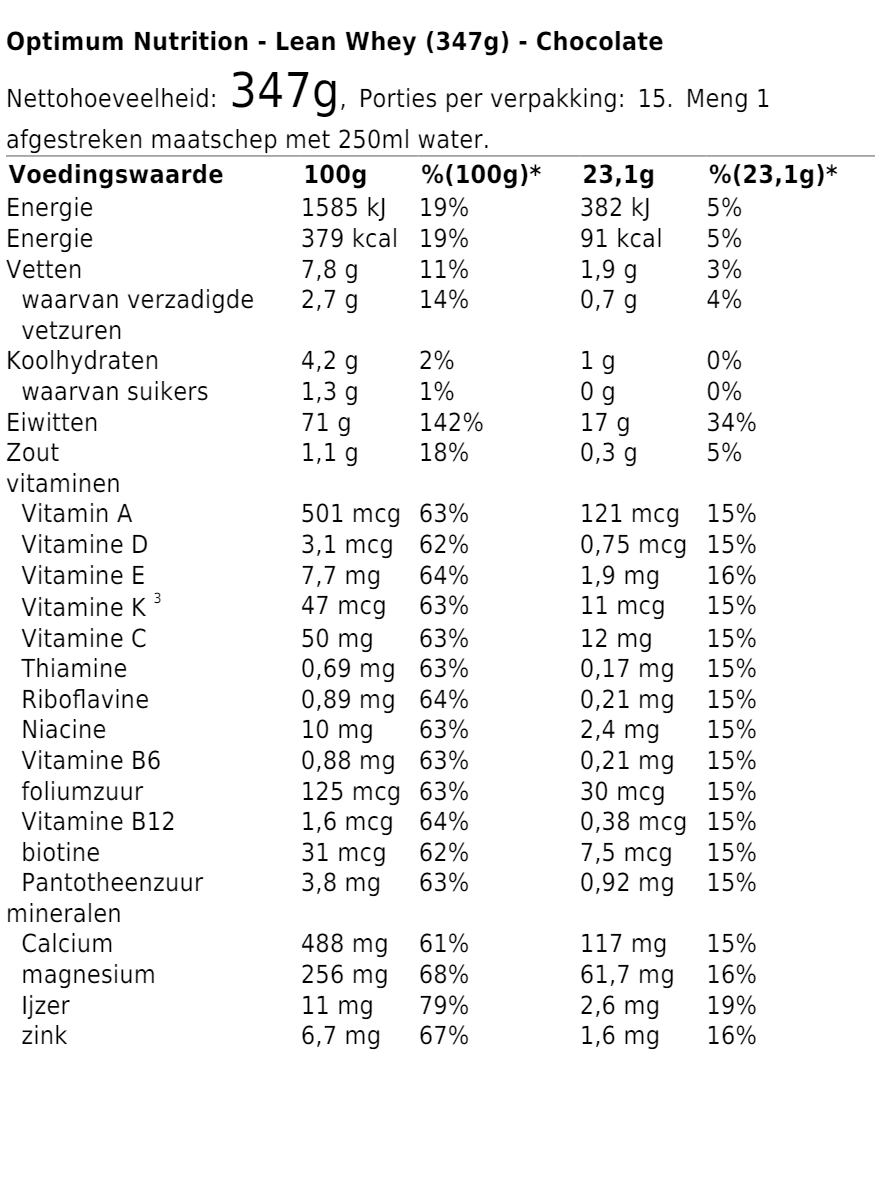 Lean Whey (347g)