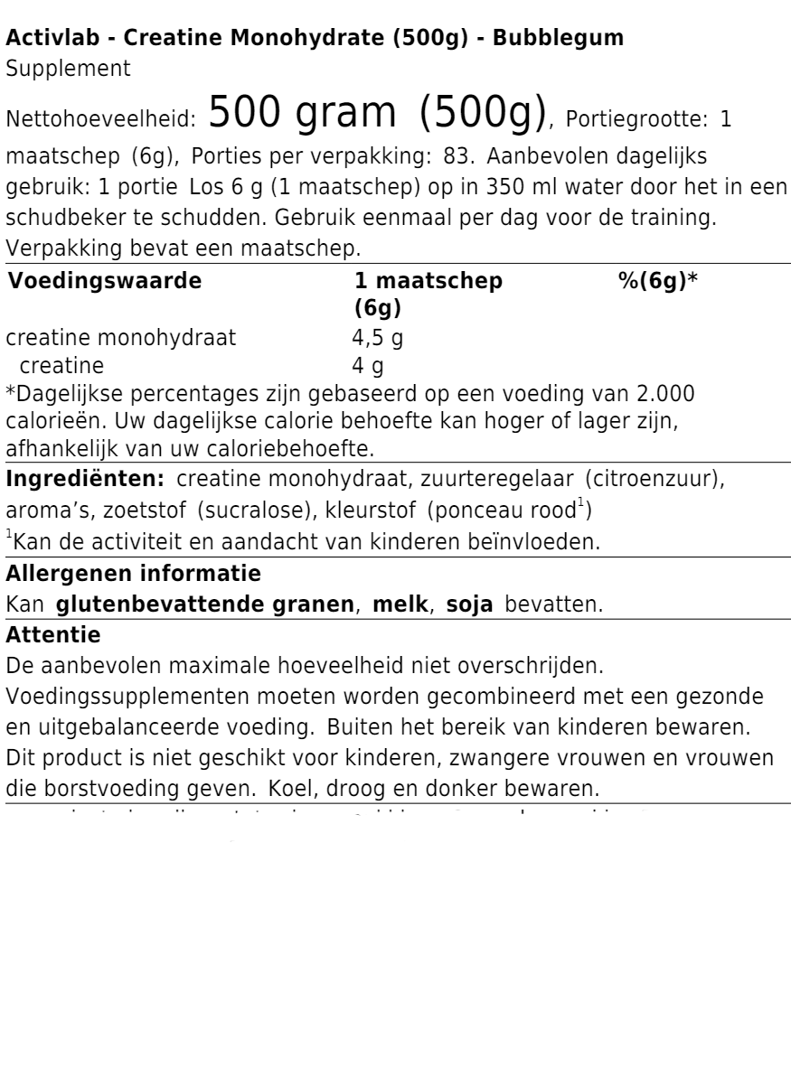 Creatine Monohydrate