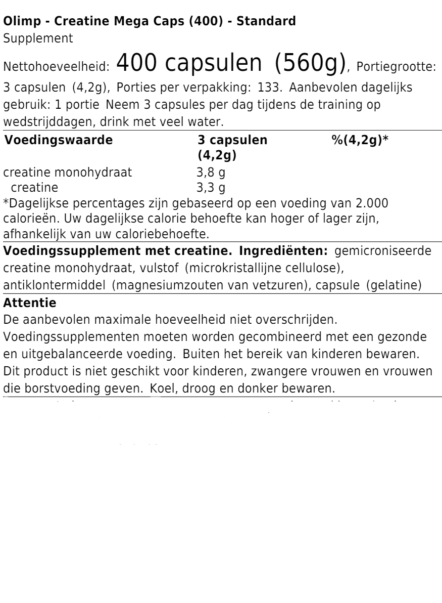 Creatine Mega Caps