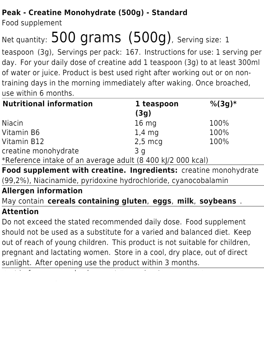 Creatine Monohydrate